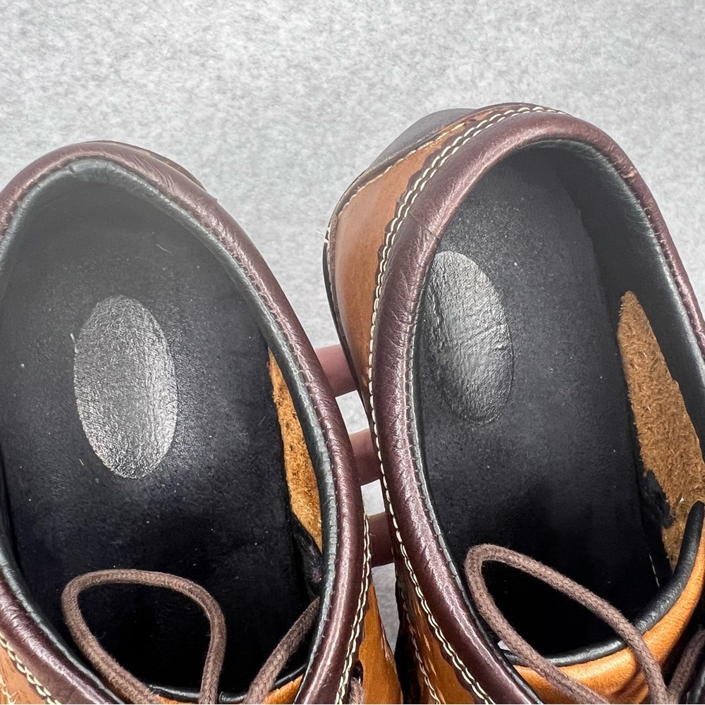 Aetrex Diana Womens Shoes Size 8.0 XW Brown Leather Perforated Cap Toe Comfort - Picture 8 of 12